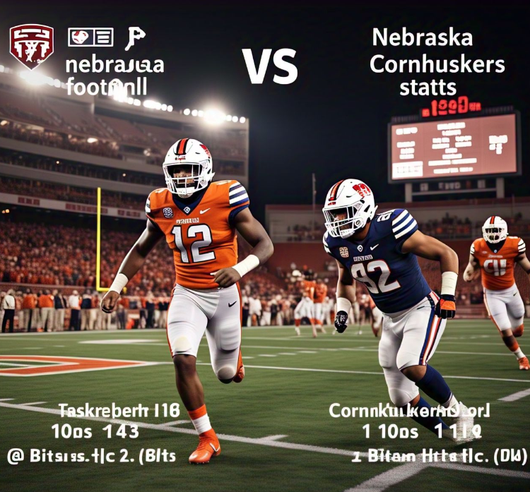 utep football vs nebraska cornhuskers football match player stats​