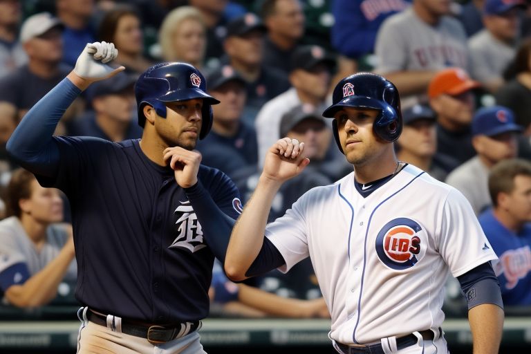 detroit tigers vs chicago cubs match player stats​